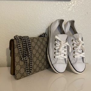 Converse all star white keds